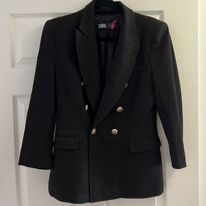 Zara blazer (black large)